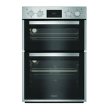 Hotpoint DIH10DIX 59.4cm Built In Electric Double Oven - Silver