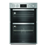 Hotpoint DIH82DIX 59.4cm Built In Electric Double Oven - Stainless Steel