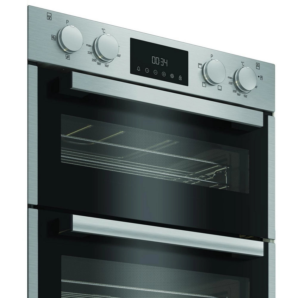 Hotpoint DUH10DIX 59.4cm Built In Electric Double Oven - Stainless Steel