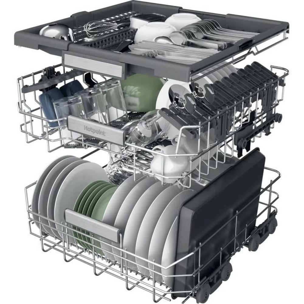Hotpoint H7FHP43XUK Dishwasher - Inox - 15 Place Settings