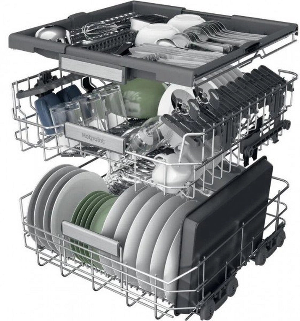 Hotpoint H7FHS41UK Dishwasher - White - 15 Place Settings