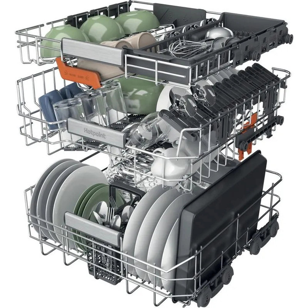 Hotpoint H8F HP51X UK Dishwasher in Stainless Steel - 15 Place Settings