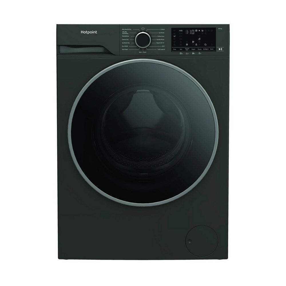 Hotpoint HBD8680GANTISTAINUK 8kg 1400 Spin Washer Dryer - Graphite
