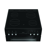 Hotpoint HDE6VDC2B1 60cm Double Oven Electric Cooker with Ceramic Hob - Black