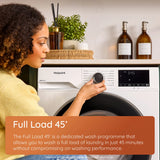 Hotpoint HEV841WUK 8kg 1400 Spin Washing Machine - White