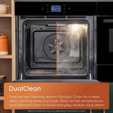 Hotpoint HO278PXUK 60cm Built In Electric Single Oven - Silver