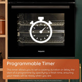 Hotpoint HO278PXUK 60cm Built In Electric Single Oven - Silver