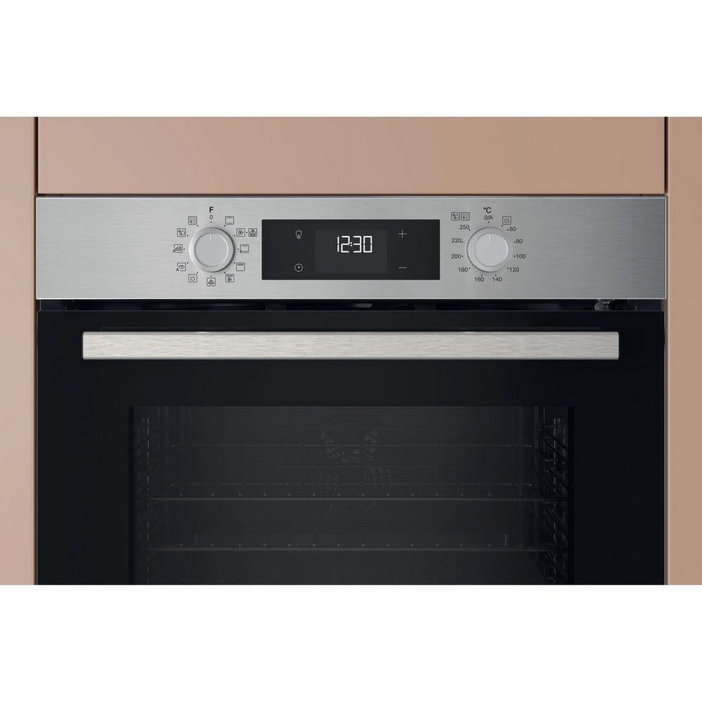 Hotpoint HO278PXUK 60cm Built In Electric Single Oven - Silver