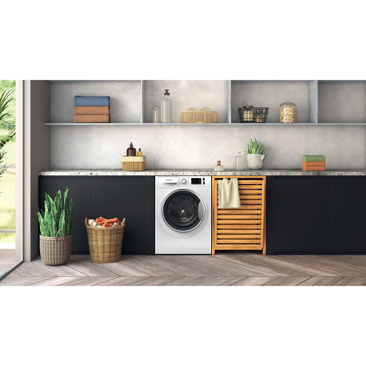 Hotpoint NM11948WSAUK 9kg 1400 Spin Washing Machine - White