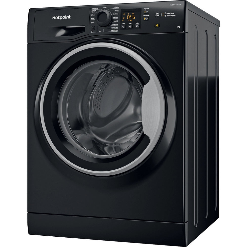 Hotpoint NSWF946BSUK 9kg 1400 Spin Washing Machine - Black