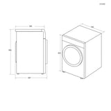 Hoover HLEV9DG-80 9kg Vented Tumble Dryer - White