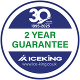 IceKing RHL550EW 55cm Under Counter Larder Fridge - White