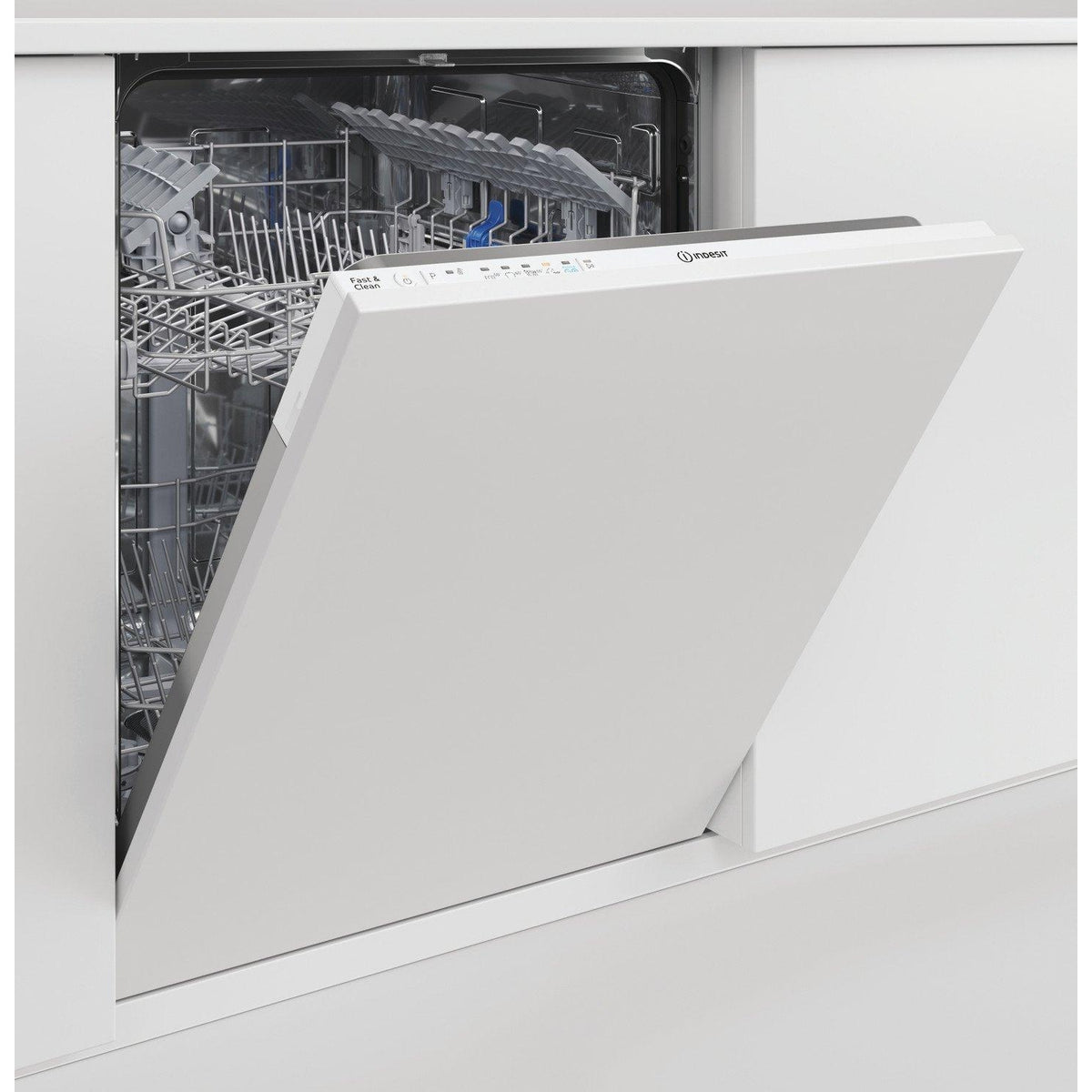 Indesit D2IHL326UK Integrated Dishwasher - White- 14 Place Settings