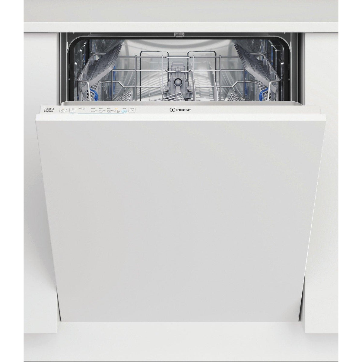 Indesit D2IHL326UK Integrated Dishwasher - White- 14 Place Settings
