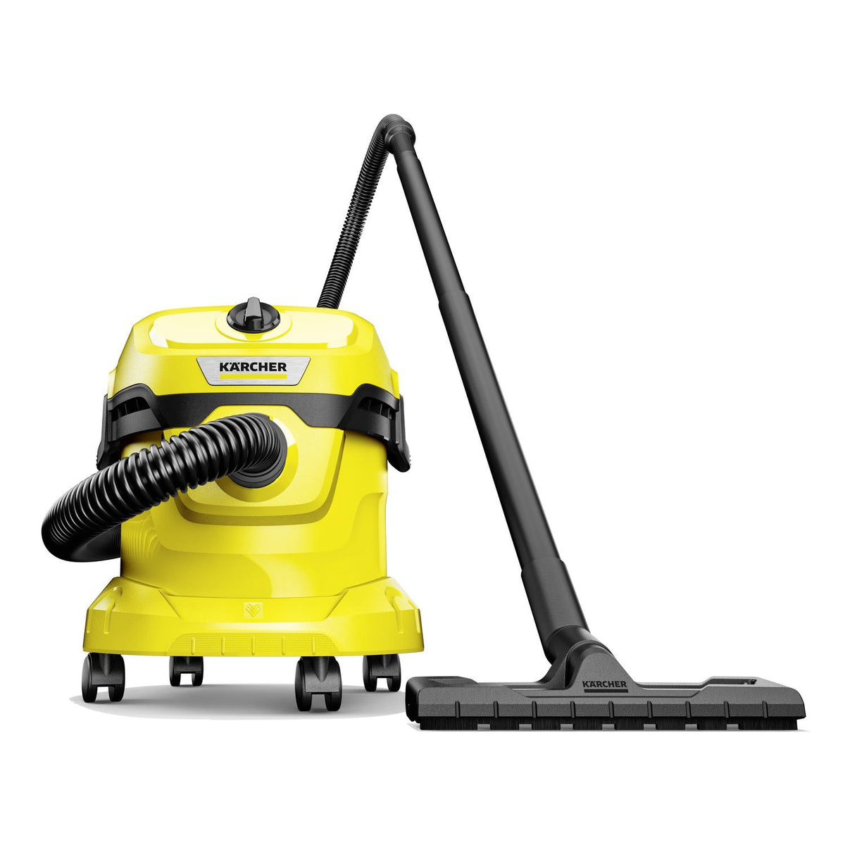 Karcher WD2PLUS Wet & Dry Vacuum Cleaner - Yellow