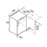 Liebherr FCI1624 60cm Static Undercounter Freezer - White