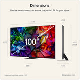 LG 100MRGB96B6.AEK 100" 4K Micro RGB evo AI Smart TV