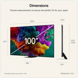 LG 100QNED87B6.AEK 100" 4K QNED evo AI