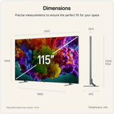 LG 115QNED93B6.AEKQ 115" 4K QNED evo AI Smart TV