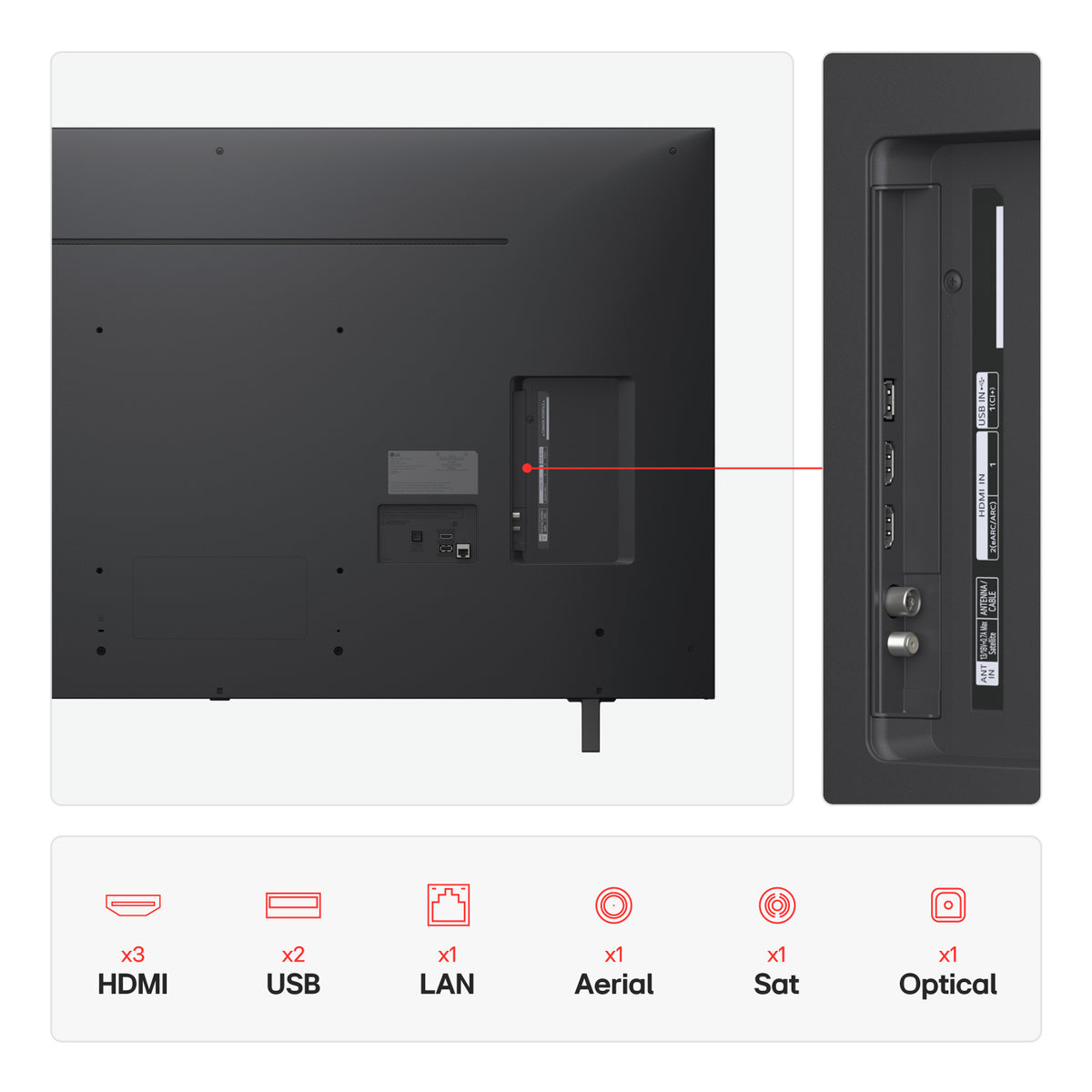 LG 55NANO80A6B.AEK 55" 4K NanoCell Smart TV