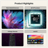 LG 98NU900B6LB.AEKQ 98" 4K QNED AI Smart TV