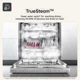 LG TrueSteam™ QuadWash™ DF27FVS WiFi Connected Full Size Dishwasher - Silver - 14 Place Settings