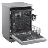 LG TrueSteam™ QuadWash™ DF27FVS WiFi Connected Full Size Dishwasher - Silver - 14 Place Settings