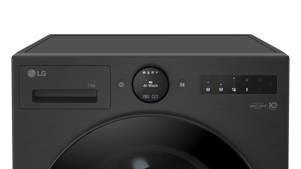 LG F4X7011TBB 11kg 1400 Spin Washing Machine - Black