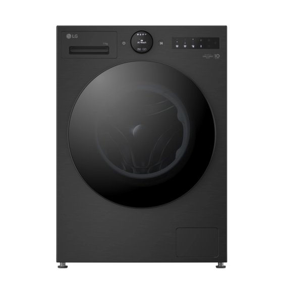 LG F4X7011TBB 11kg 1400 Spin Washing Machine - Black