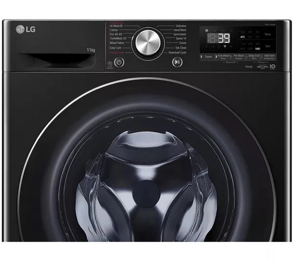 LG F4Y711NCTN1 Series 4 Pro AI Direct Drive - 11 kg Washing Machine - Onyx Black