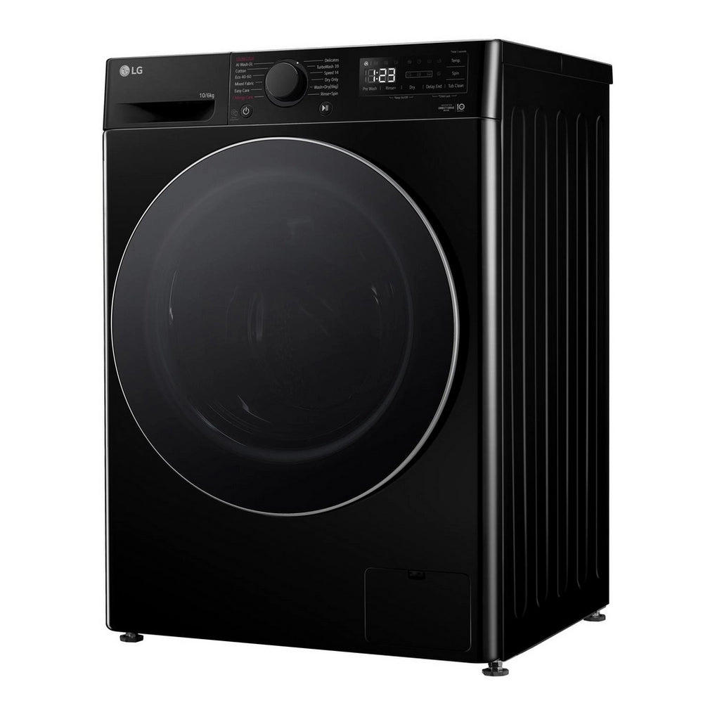 LG FWY706NCTN1 10kg/6kg 1400 Spin Washer Dryer - Onyx Black