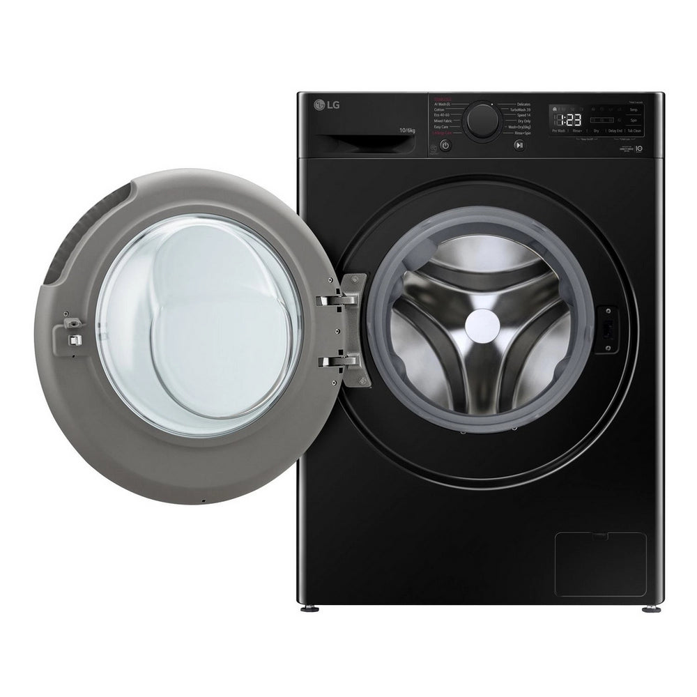 LG FWY706NCTN1 10kg/6kg 1400 Spin Washer Dryer - Onyx Black
