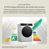 LG FWY706NCTN1 10kg/6kg 1400 Spin Washer Dryer - Onyx Black