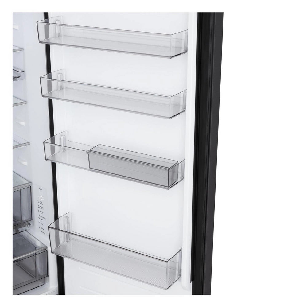 LG GBBS524CEV 59.7cm Frost Free Fridge Freezer - Essence Black Steel