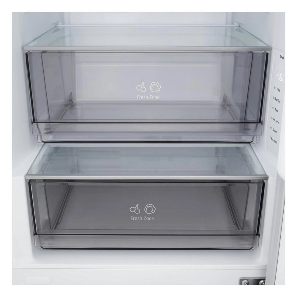 LG GBBSJ10DPY 59.5cm Total No Frost Fridge Freezer - Prime Silver