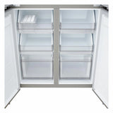 LG GMBS30SEPY 83.5cm 60/40 Total No Frost American Fridge Freezer - Silver