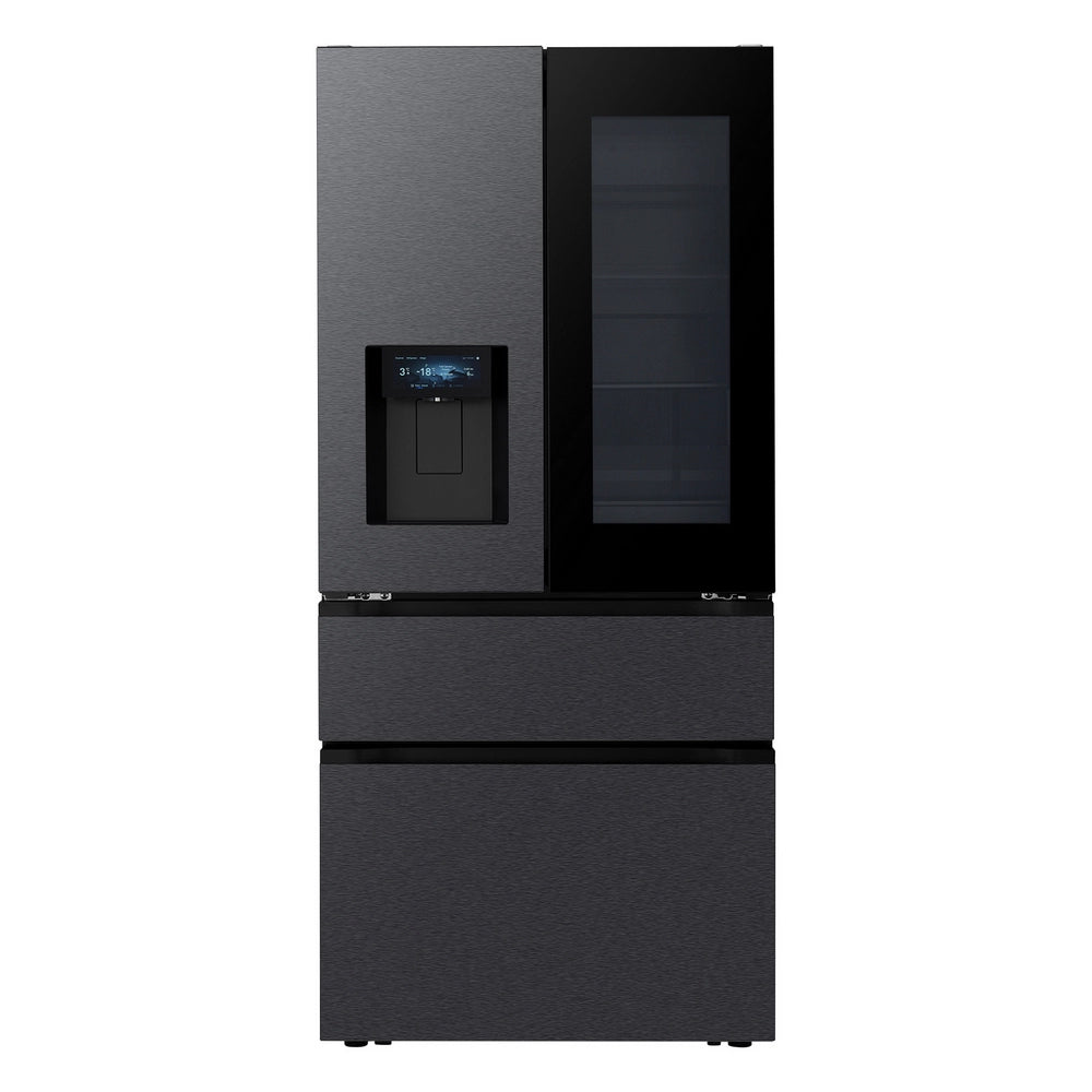 LG GMGS50DEEP 550L No Frost American Style French Door InstaView Fridge Freezer - Black