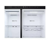 LG GSXE80EVBE InstaView™ Plumbed American Style Smart Fridge Freezer - Essence Black Steel