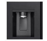 LG GSXE80EVBE InstaView™ Plumbed American Style Smart Fridge Freezer - Essence Black Steel