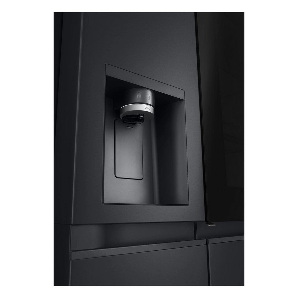 LG GSXE91EVAD 91.3cm Frost Free American Fridge Freezer - Essence Black Steel