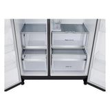 LG GSXE91EVAD 91.3cm Frost Free American Fridge Freezer - Essence Black Steel