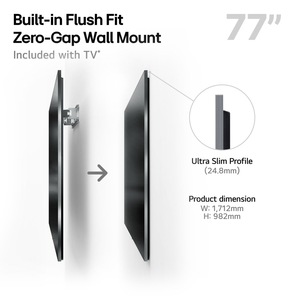LG OLED77G54LW.AEK 77" 4K OLED Smart TV