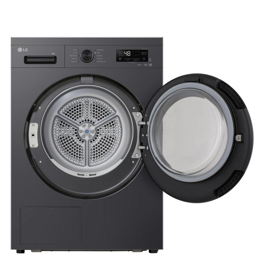 LG RHX1009NWK 9kg Heat Pump Tumble Dryer - Grey