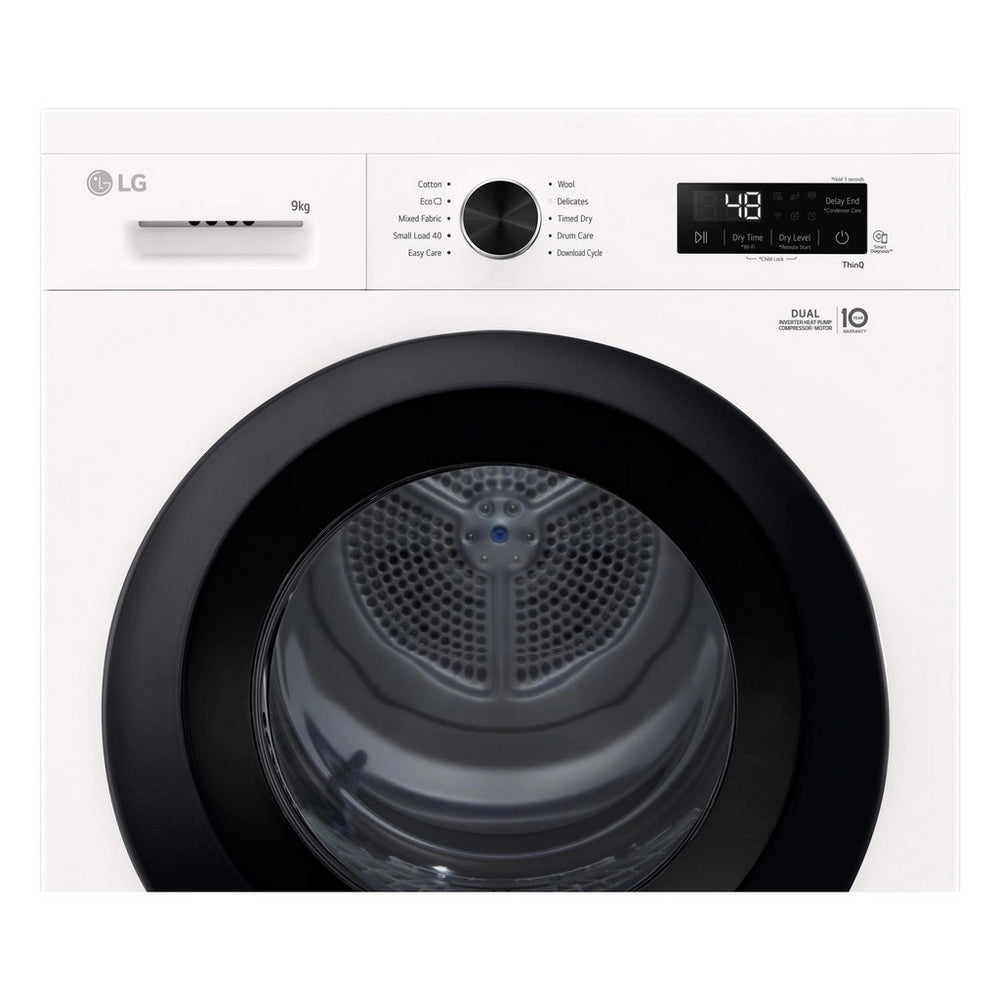 LG RHX1009NWK 9kg Heat Pump Tumble Dryer - White