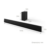 LG USG10TY Wireless3.1ch Soundbar & Subwoofer - Black