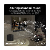LG USG10TY Wireless3.1ch Soundbar & Subwoofer - Black