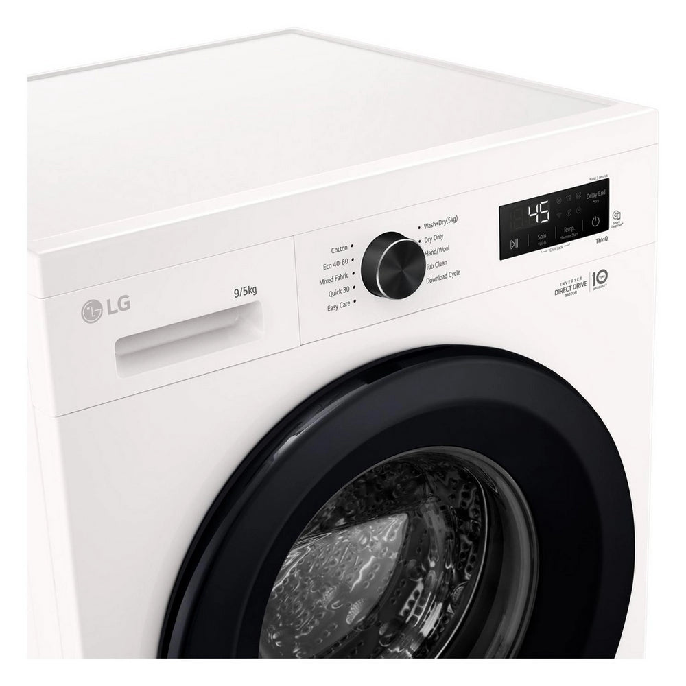 LG W4X1095NWK 9kg/5kg 1400 Spin Washer Dryer - White