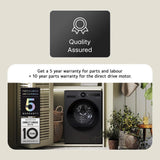 LG Series 10 AI Direct Drive WHX9516TBC - 11 kg Autodose Heat Pump Washer Dryer - Black