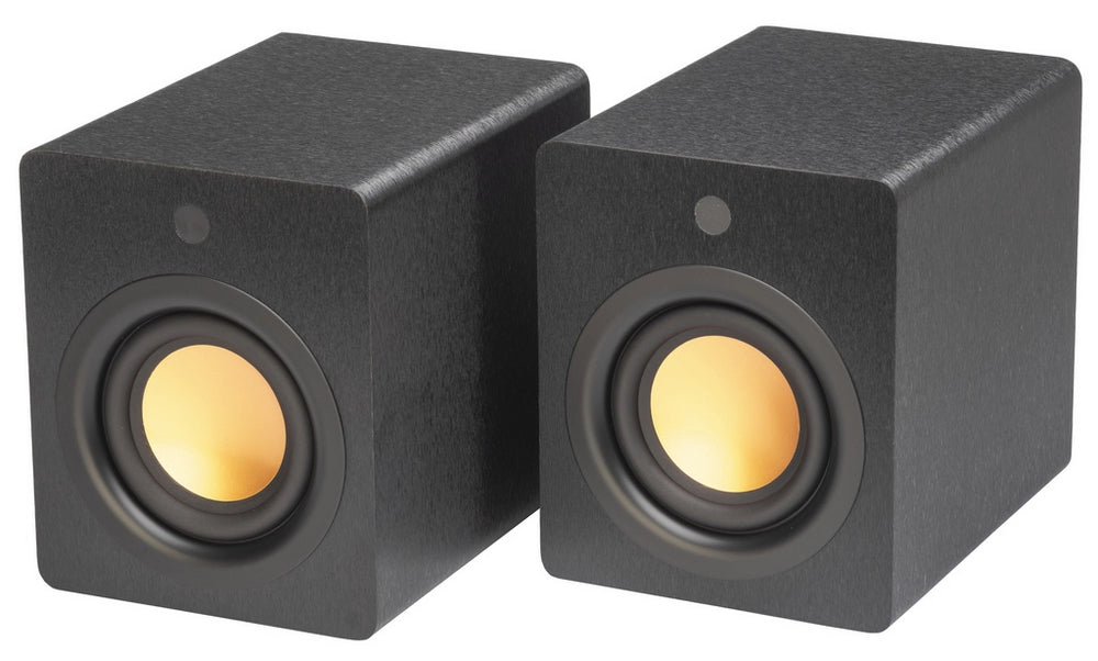 Mitchell Acoustics Ustream Cube Active stereo wireless Speakers - Black