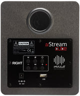 Mitchell Acoustics Ustream Cube Active stereo wireless Speakers - Black